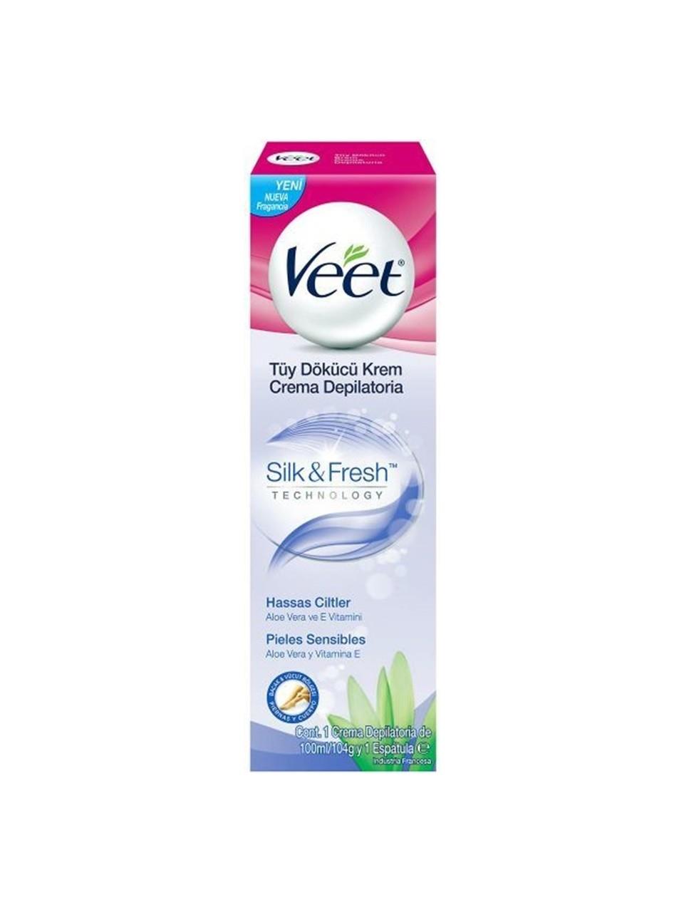 Veet Sılky Fresh Tüy Dökücü Krem Hassas 100 Ml.