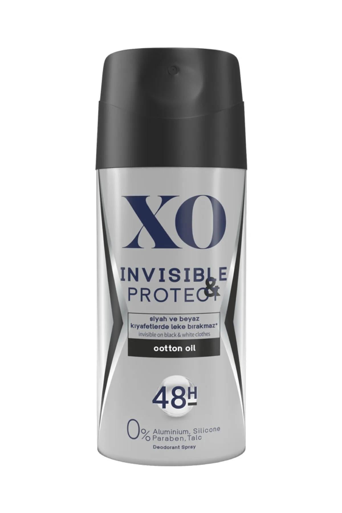 XO DEODORANT ERKEK INVISIBLE&PROTECT 150 ML.