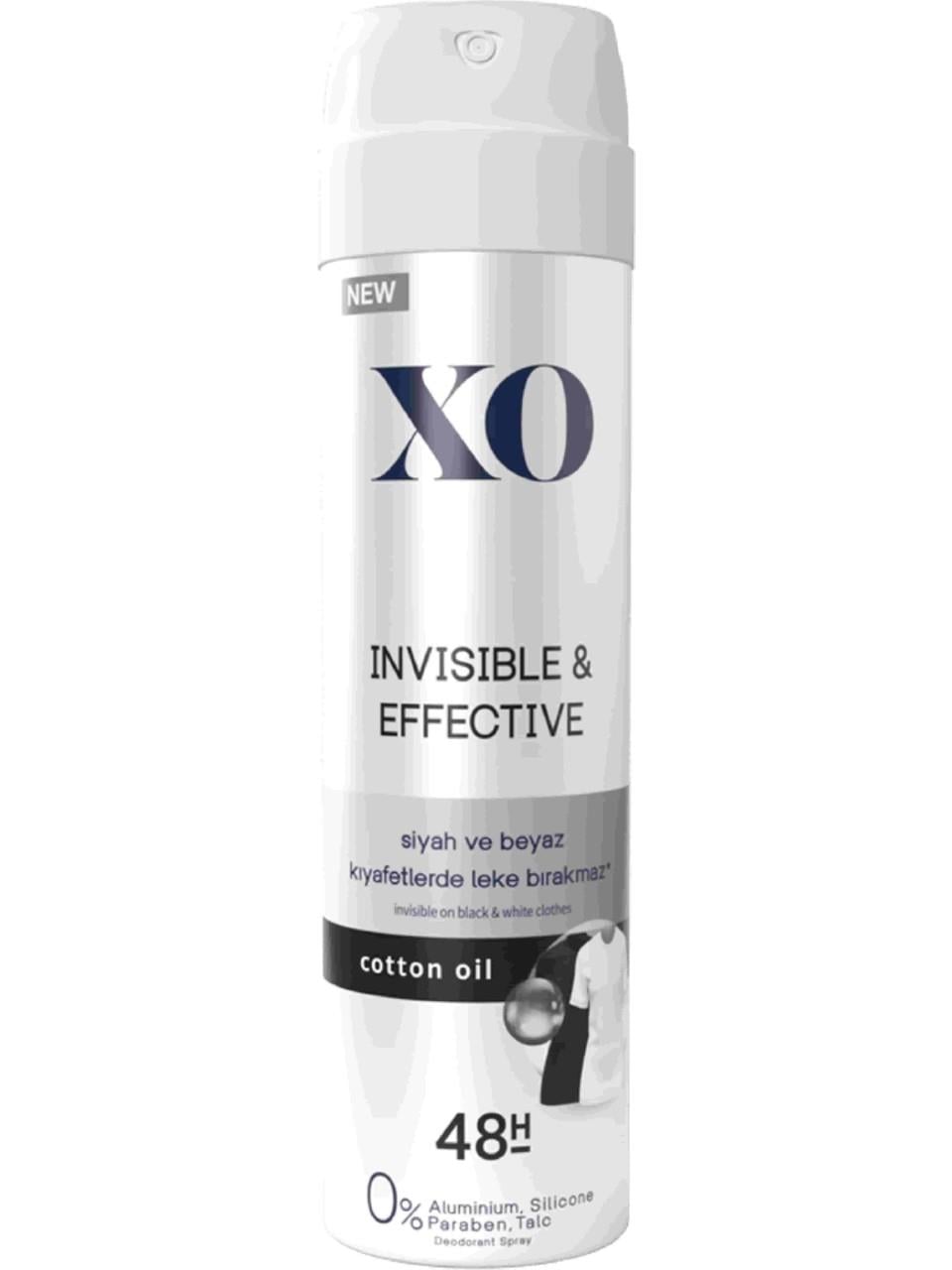 Xo Deodorant Kadın Invısıble&Effectıve 150 Ml.