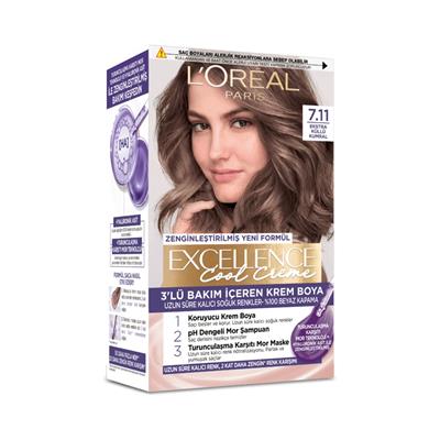 Excellence Saç Boyası Coal Creme 7.11