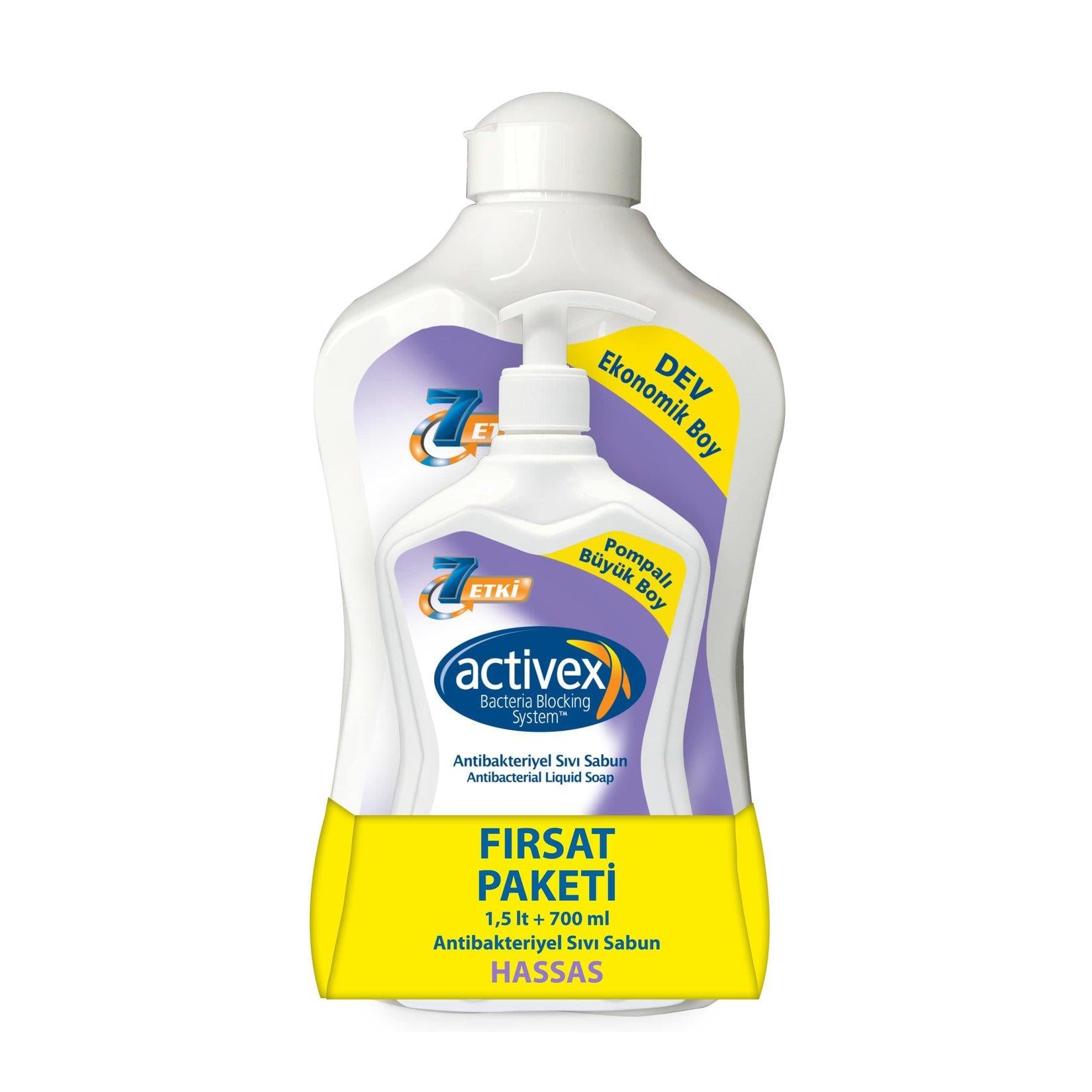 Activex S.Sabun (1500Ml+700Ml.Pmp)8 Hassas