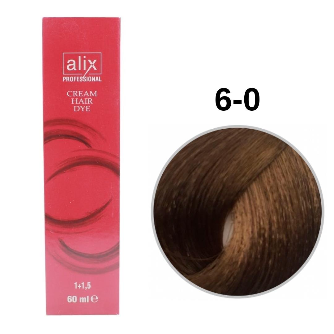 Alix Tüp Saç Boyası 60Ml 6-0