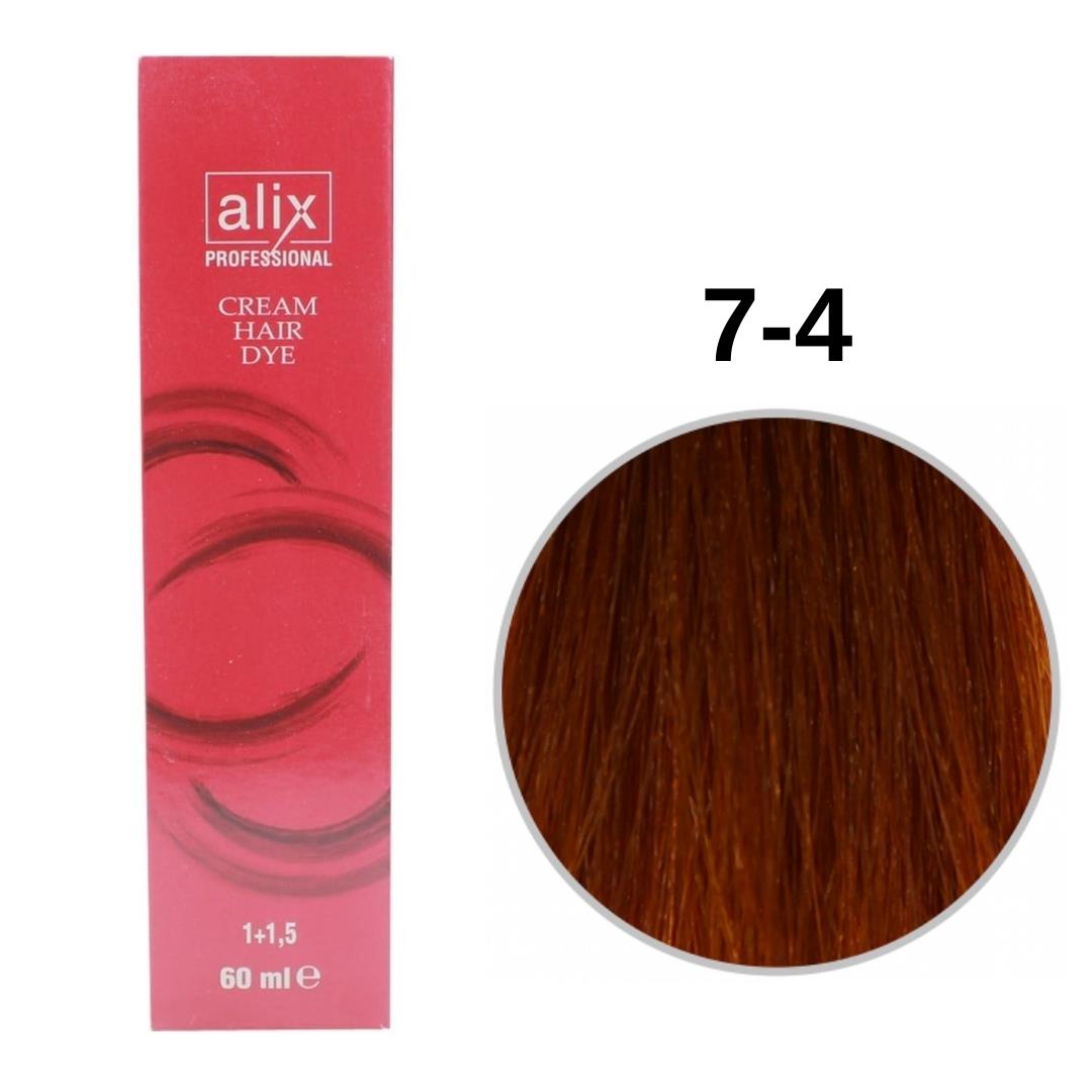 Alix Tüp Saç Boyası 60Ml 7-4