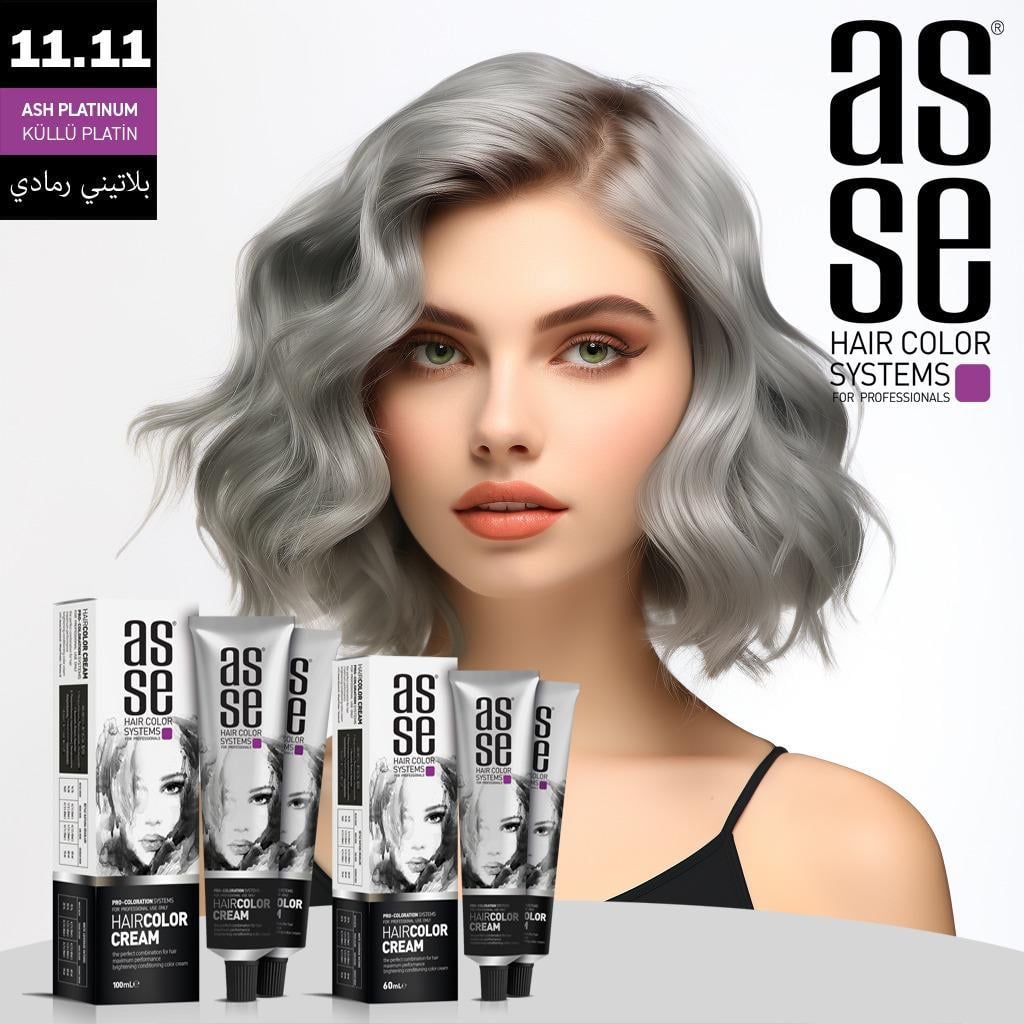 Asse Tüp Boya 60ml 11.11 Küllü Platin