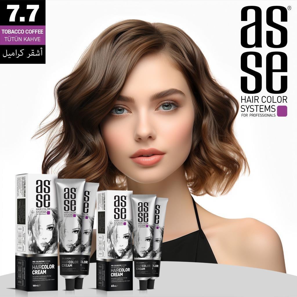 Asse Tüp Boya 60ml 7.7 Tütün Kahve
