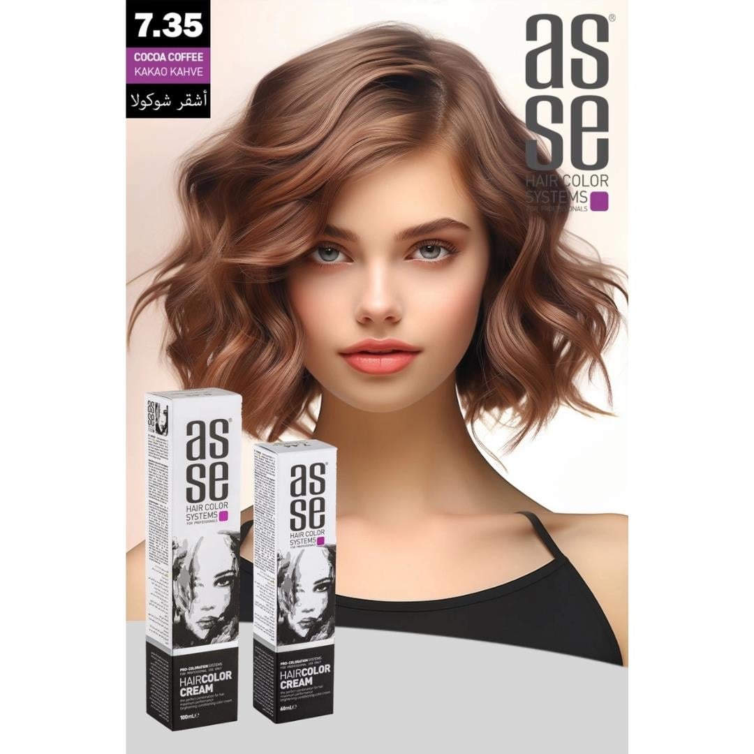 Asse Tüp Boya 60ml 7.35 Kakao Kahve