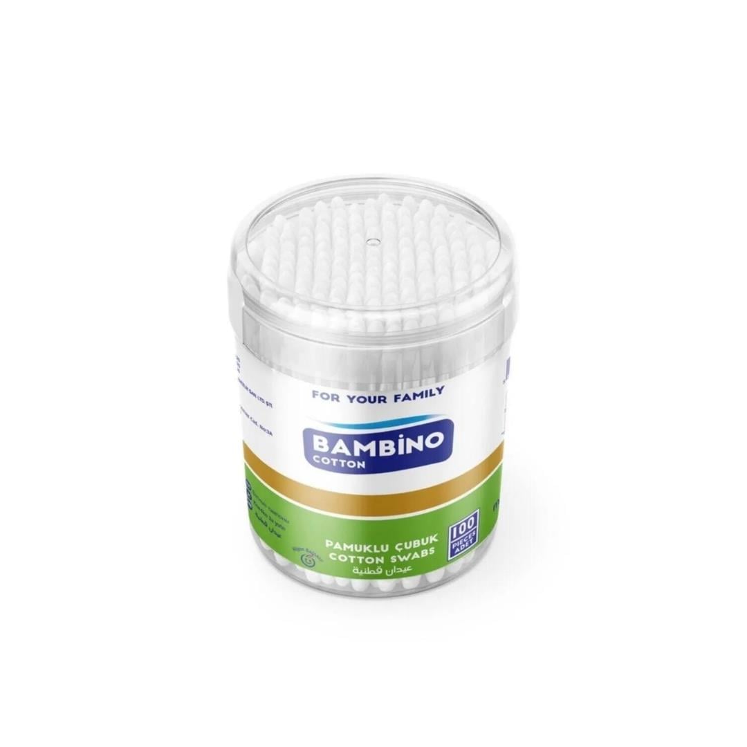BAMBINO PAMUKLU KULAK ÇUBUĞU 100pcs