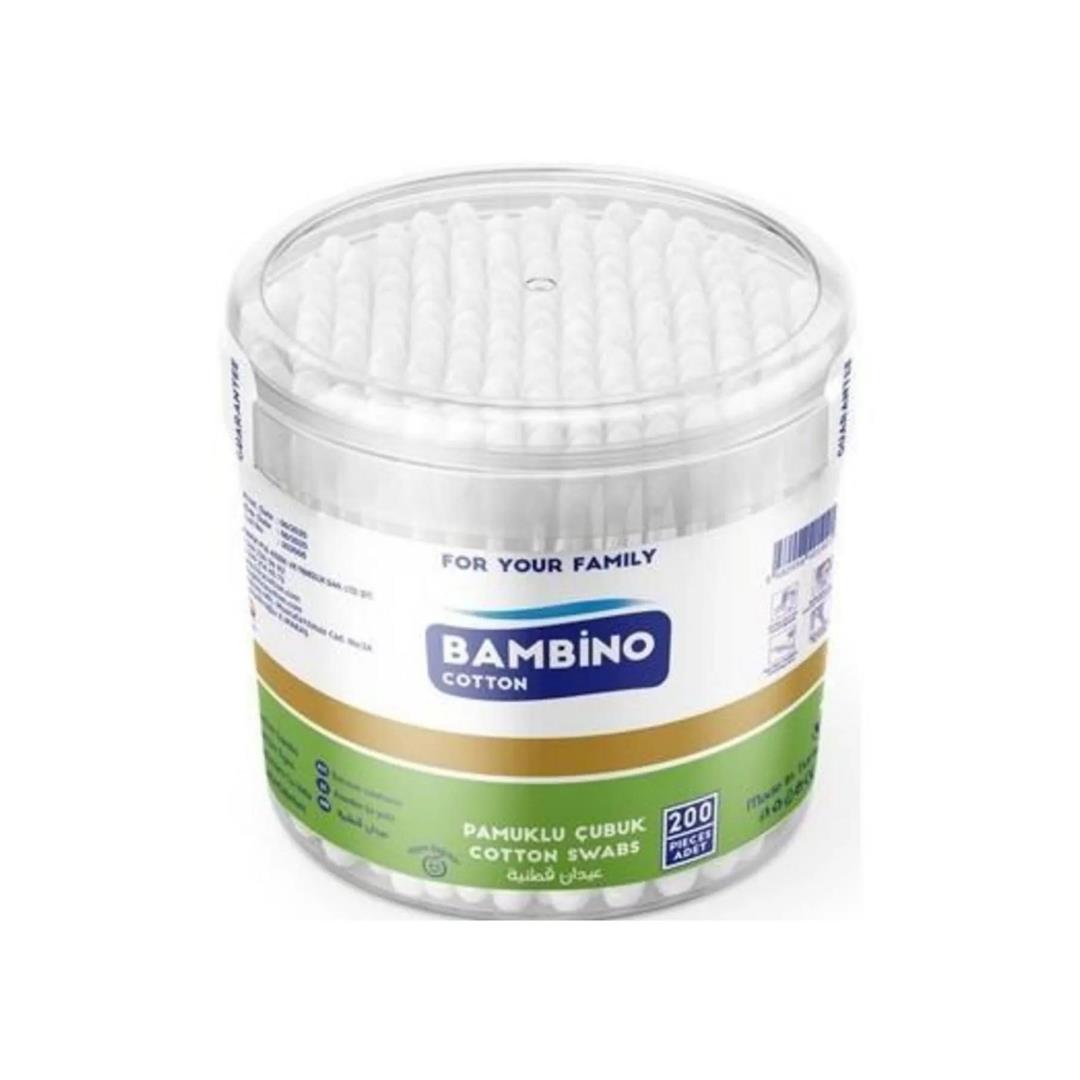 BAMBINO PAMUKLU KULAK ÇUBUĞU 200pcs