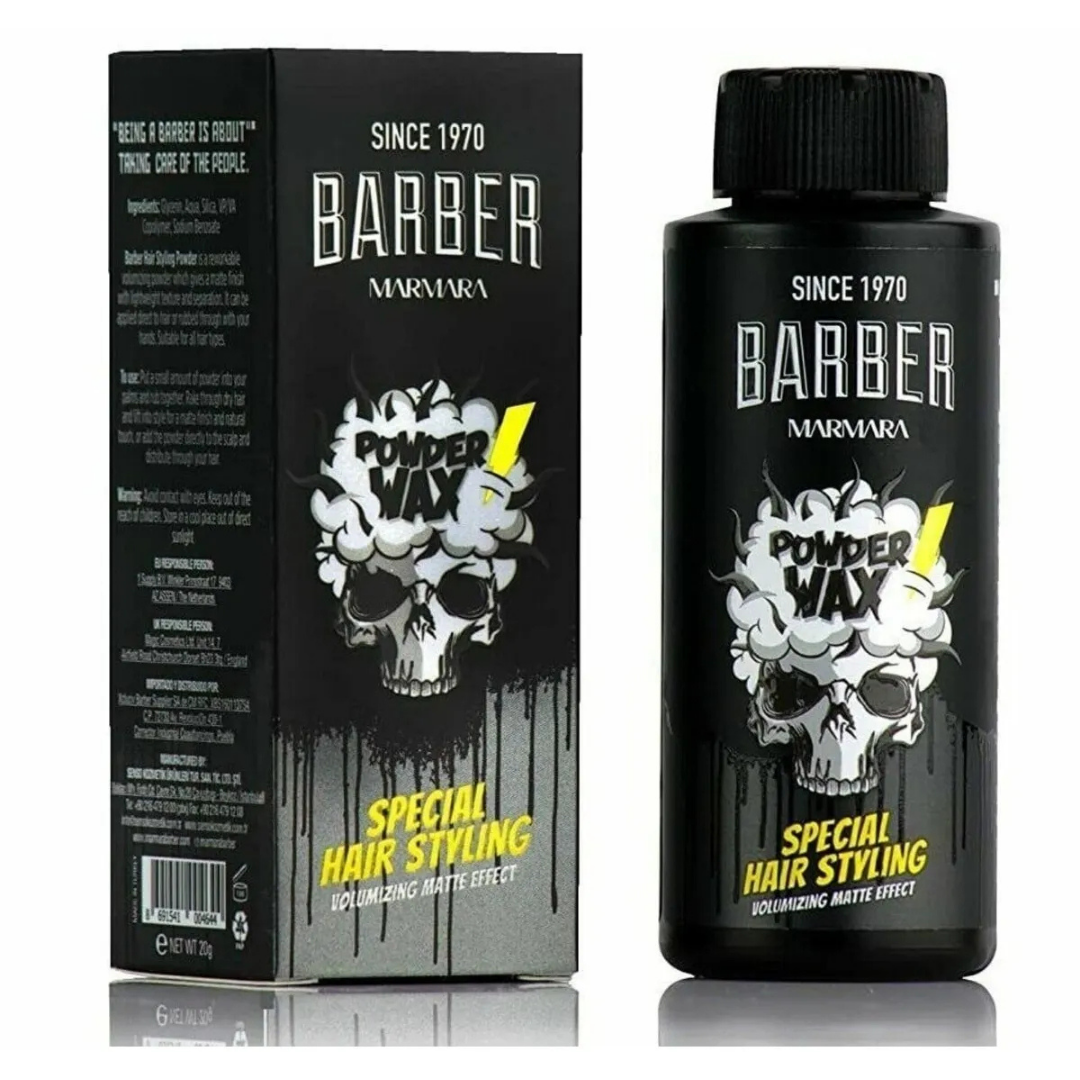 Barber Marmara Powder Wax 20gr. Skull