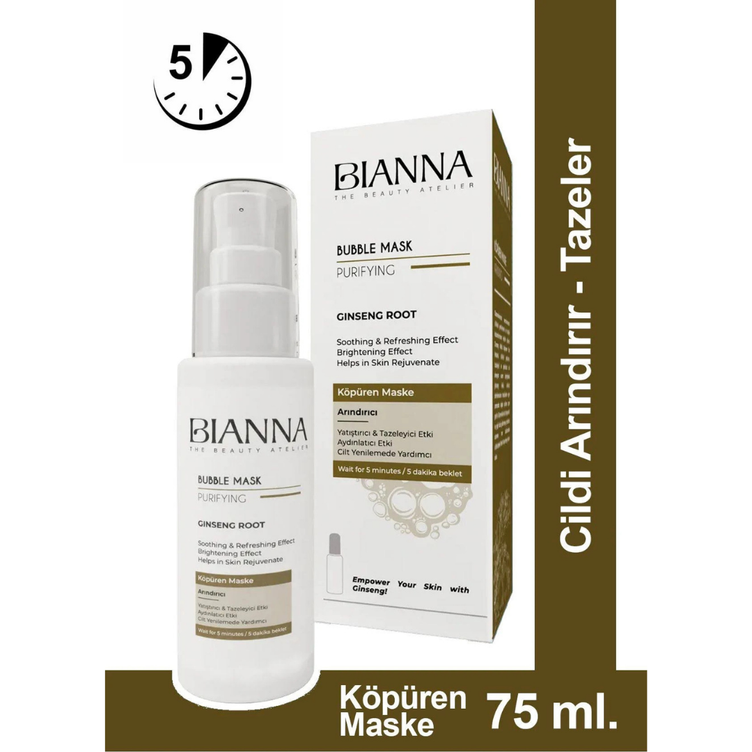 Bianna Köpüren Maske 75ml. Ginseng Root