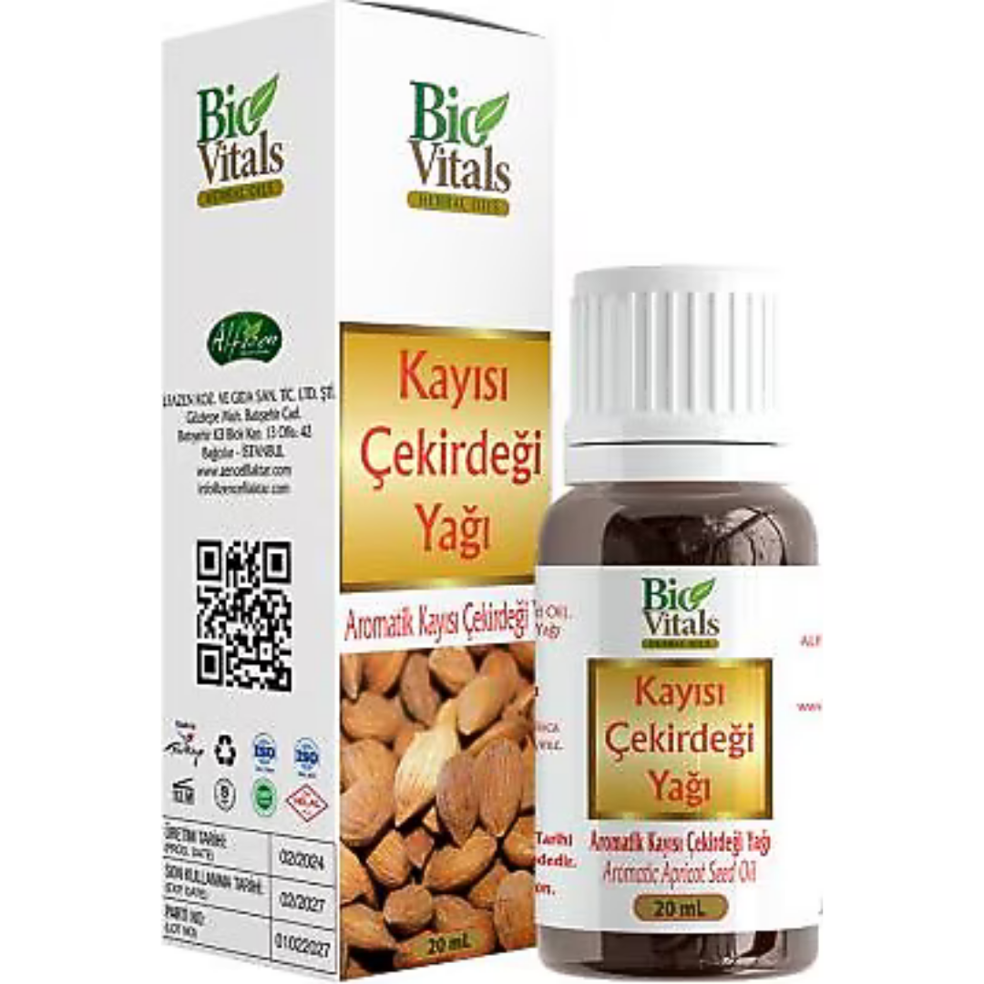Bio Vitals Yağ 20ml. Kayısı Çekirdeği
