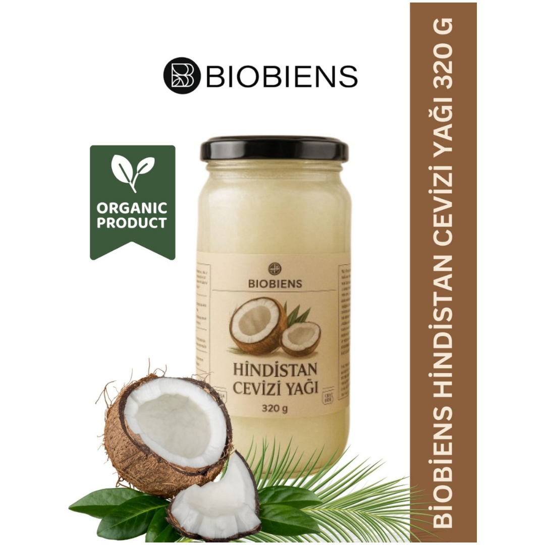Biobiens Hindistan Cevizi Yağı 320gr.