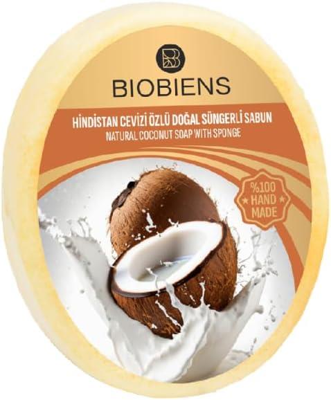 Biobiens Süngerli Sabun 130gr. Hindistan Cevizi