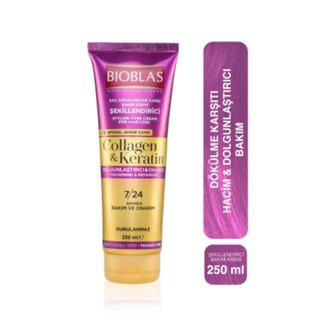 BIOBLAS KOLAJEN+KERATİN ŞEKİLLENDİRİCİ KREM 250 ML