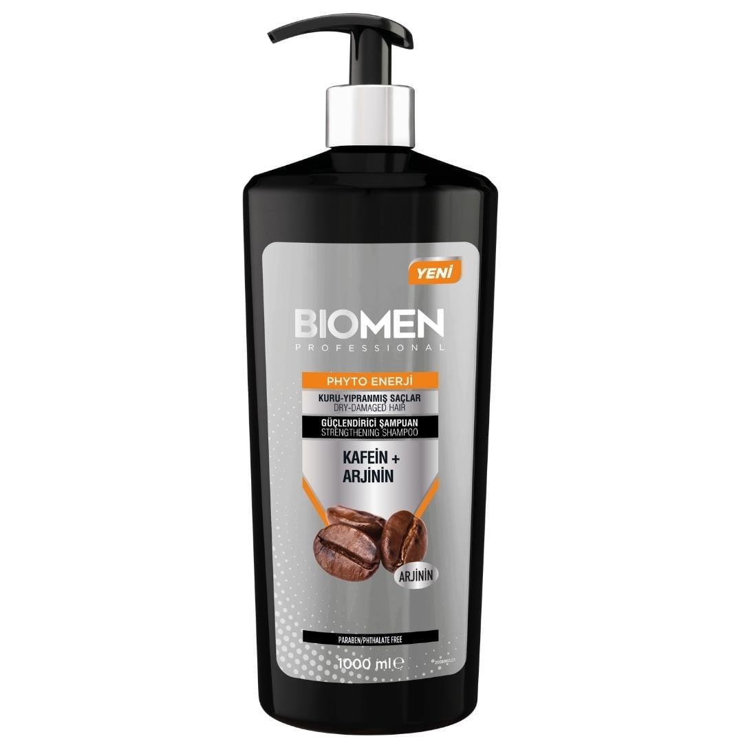 BIOMEN ŞAMPUAN 1000 ML. KAFEİN+ARJİNİN