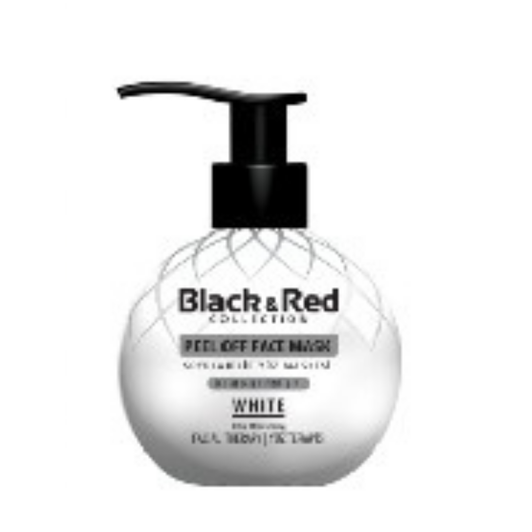 Black&Red Peel Off Face Mask 250ml. White
