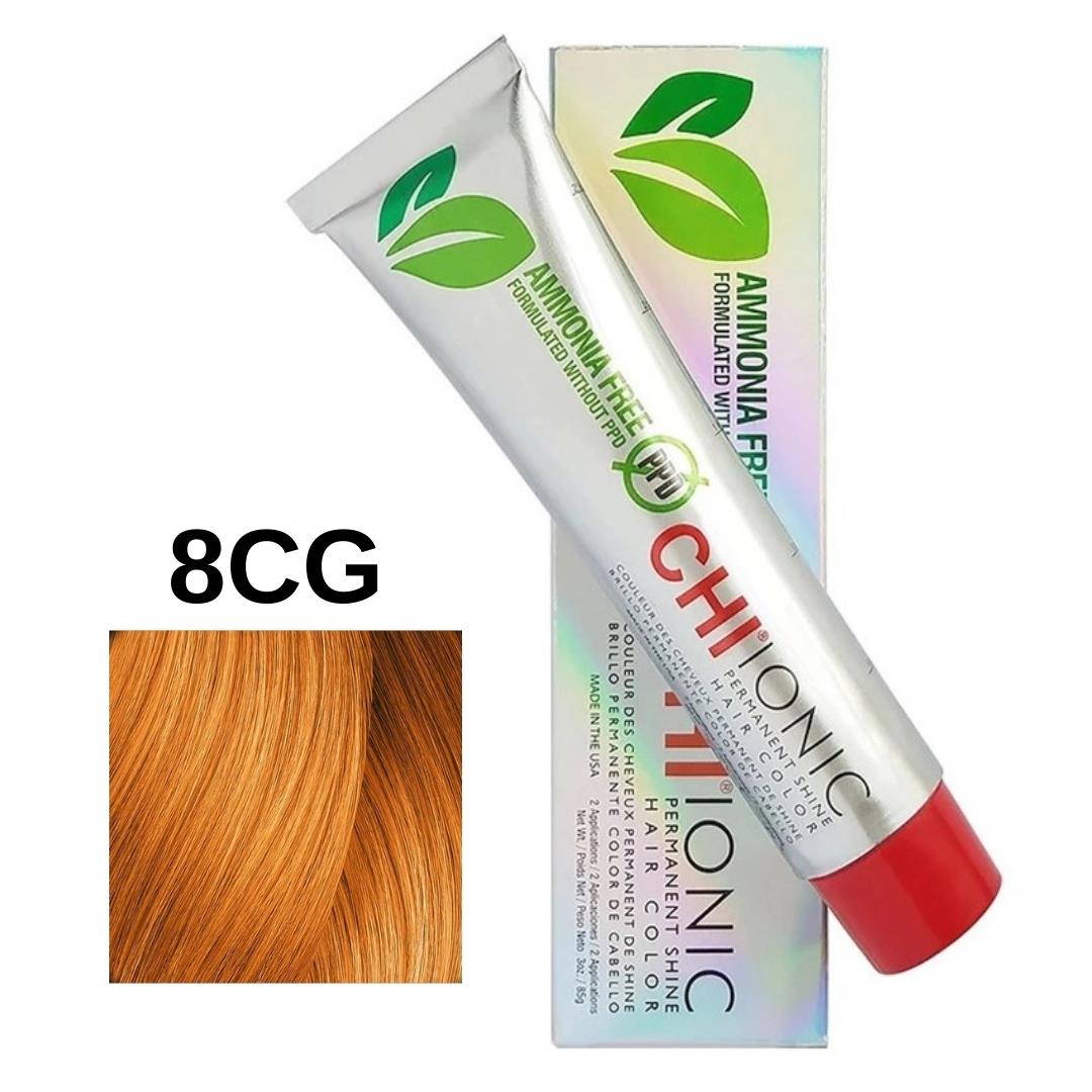 CHI IONIC COLOR 8CG MEDIUM COPPER GOLDEN BLONDE