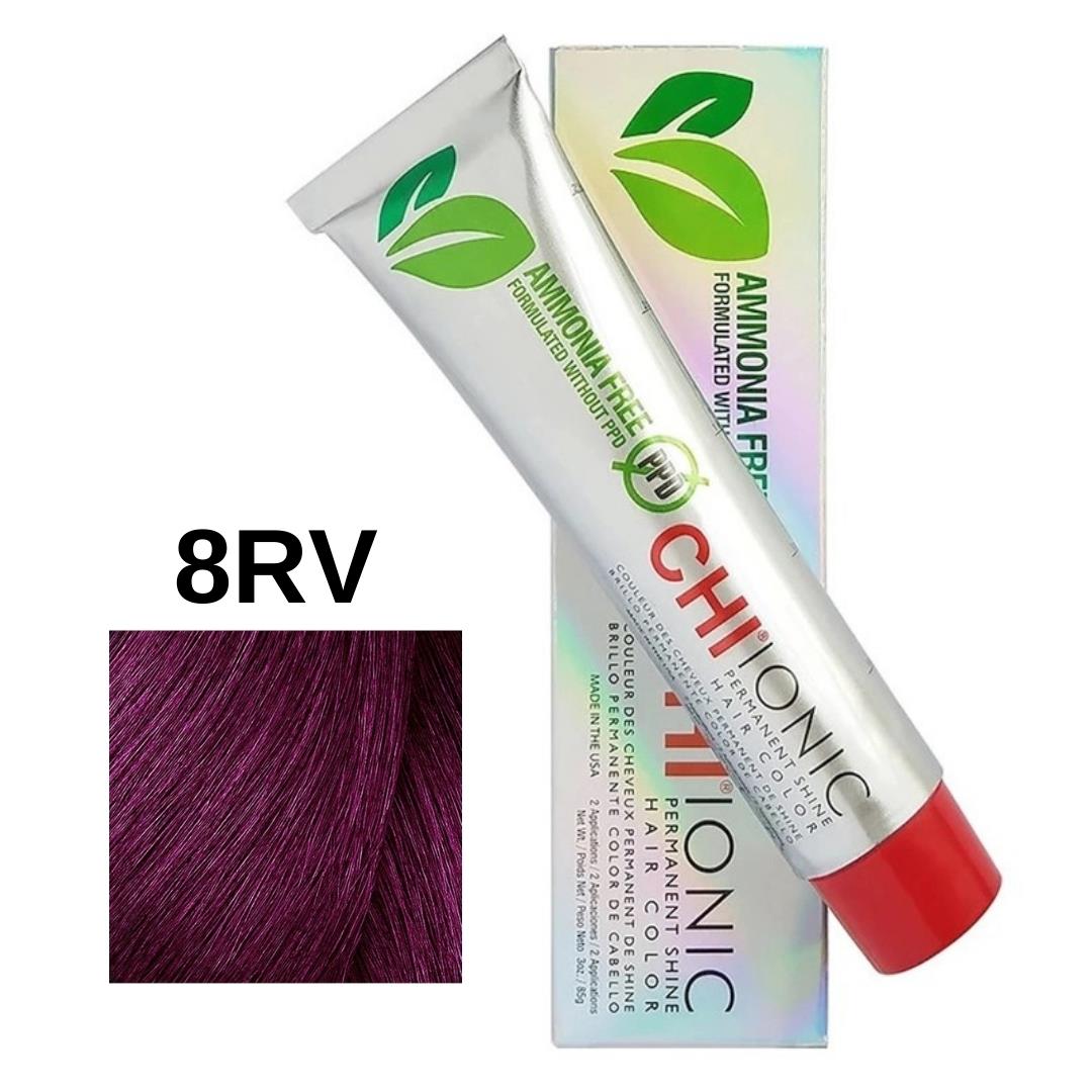 CHI IONIC COLOR 8RV EXTRA LIGHT RED VIOLET PLUS