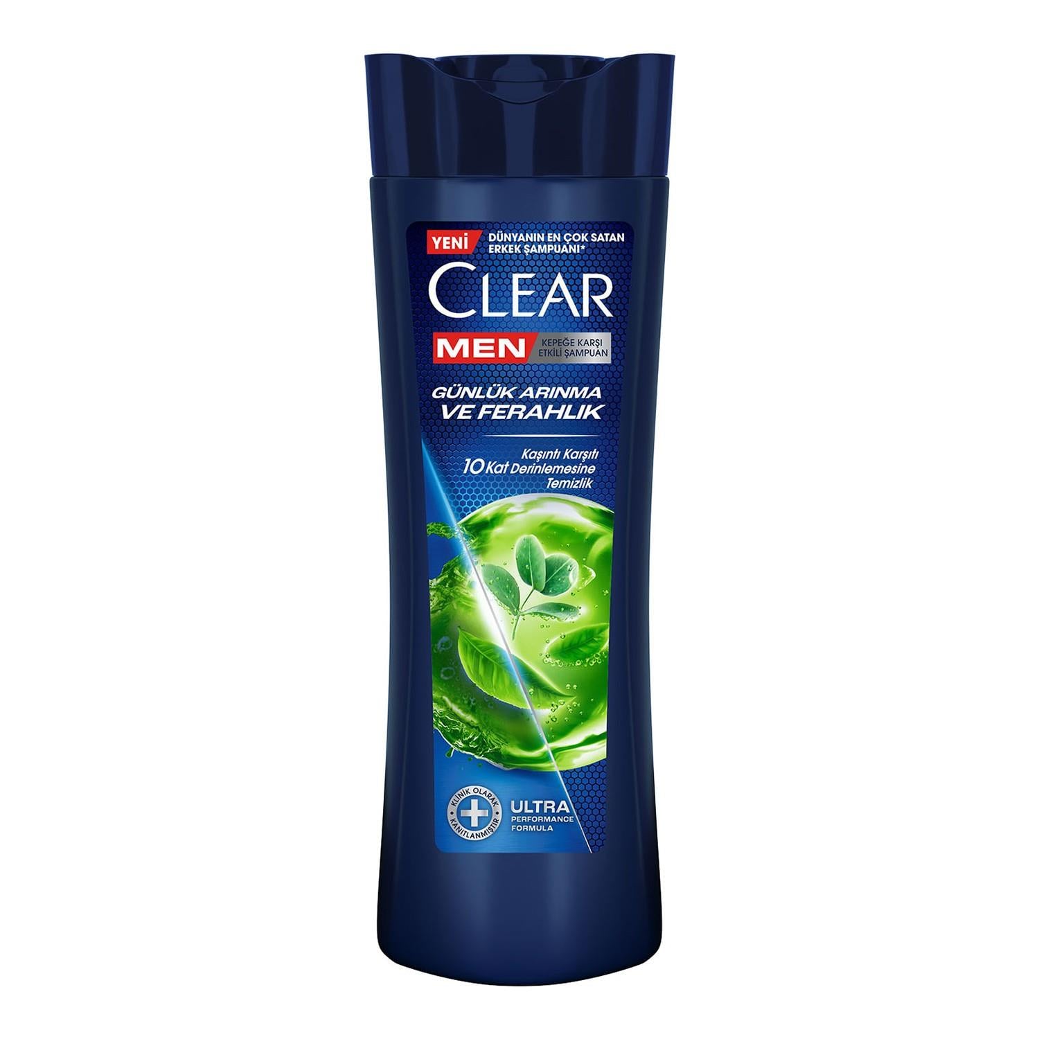 CLEAR MEN ŞAMPUAN 350ml. GÜNLÜK ARINMA
