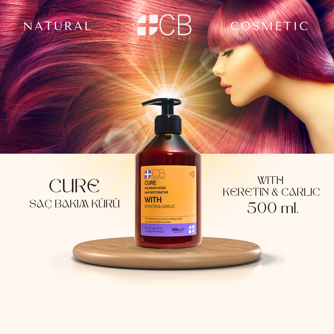 Code Blonde Saç Bakım Kürü 500ml. Keratin&Garlic