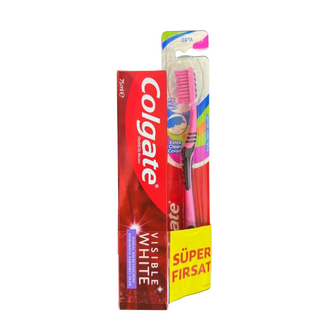 COLGATE DİŞ MACUNU 75ml. VISIBLE WHITE+EC COLORS