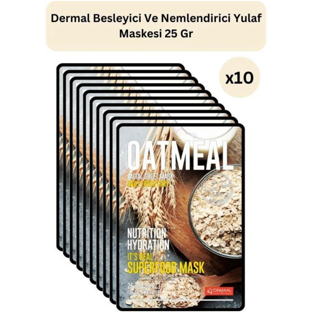 Dermal It'S Real Super Gıda Maskesi 25 Gr. (Yulaf)