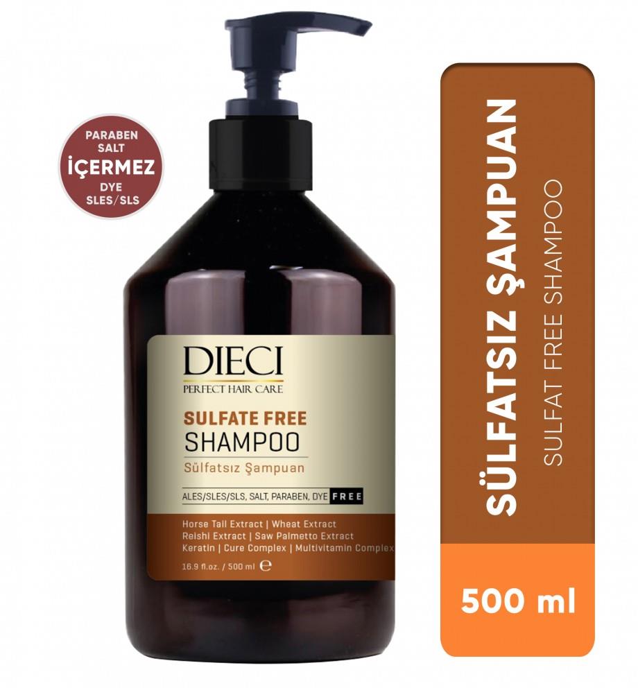 DIECI SAMP.500ML. SULFATE FREE (TUZSUZ SAMPUAN)