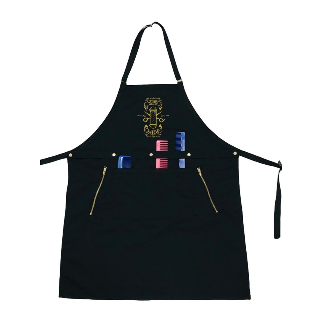 Dinçer Vip Gold Barber Apron 65X81Cm