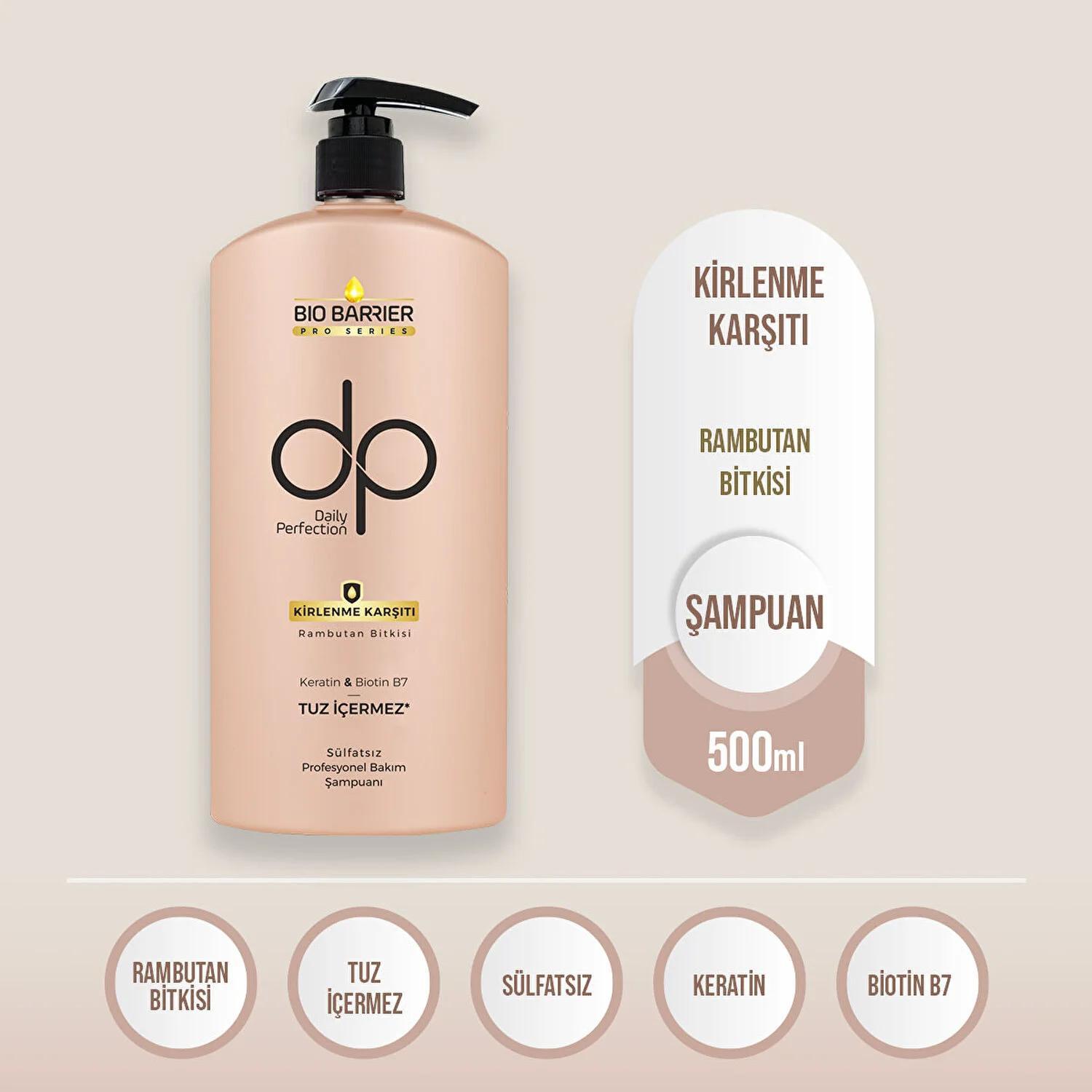 DP BIO ŞAMPUAN 500 ML. KİRLENME KARŞITI