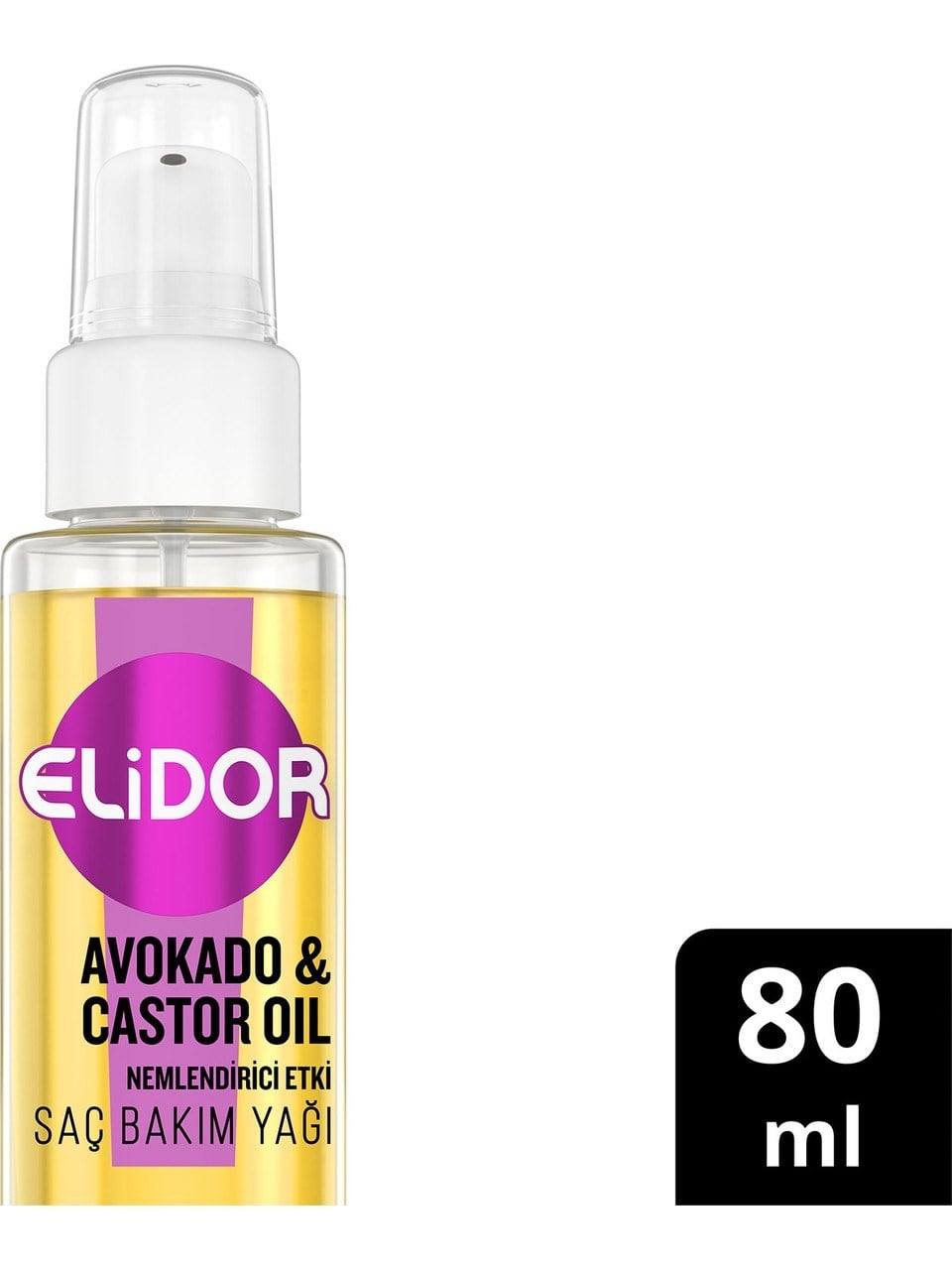 Elidor Saç Bakım Yağı 80ml Avokado & Castor Oil