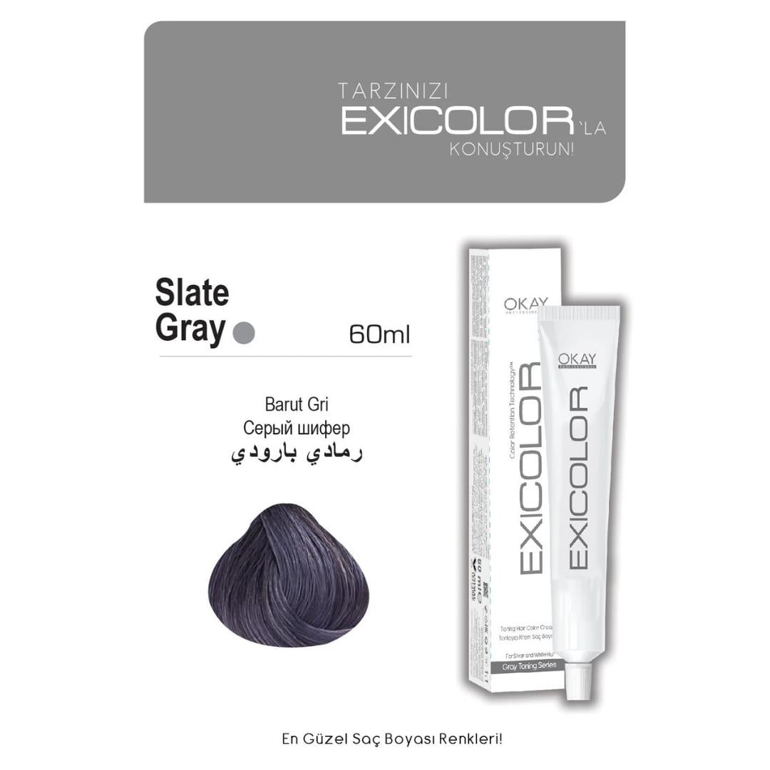 Exıcolor Tüp Boya Slate Gray (Barut Grı)