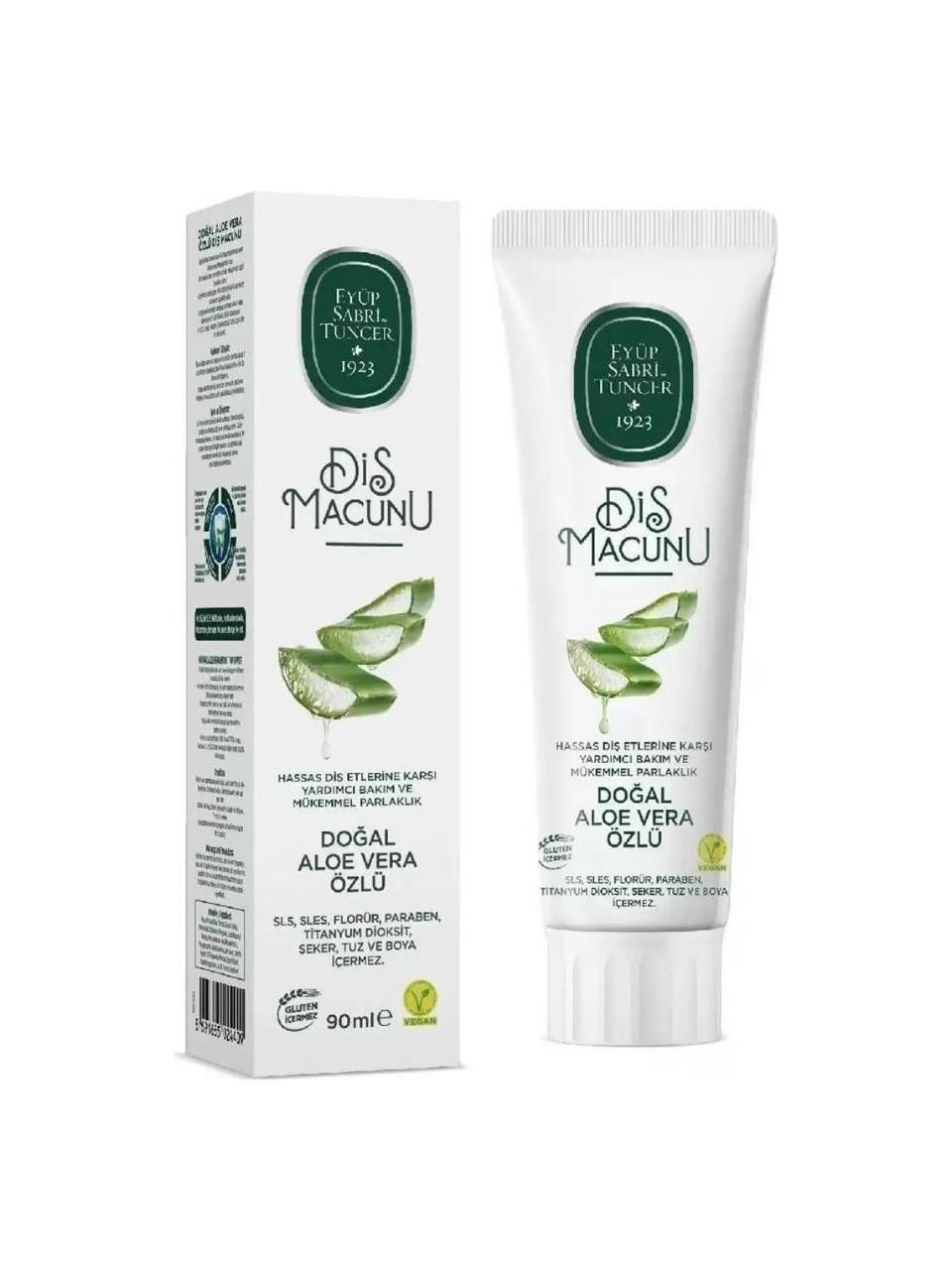 Eyüp Sabri Tuncer Diş Macunu 90ml. Aloe Vera Özlü