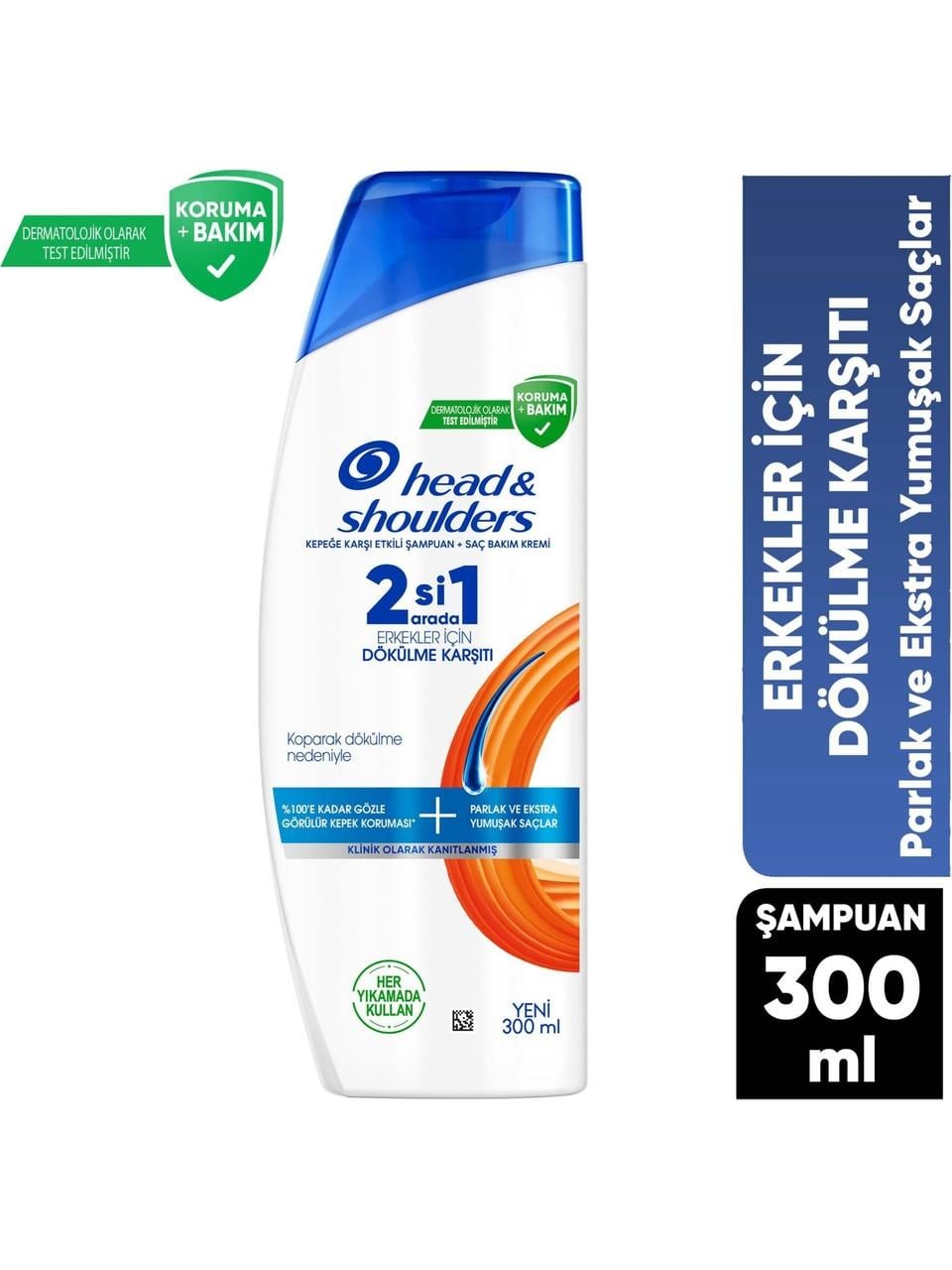 Head&Shoulders Şampuan 300ml. Dökülme Karşıtı Men