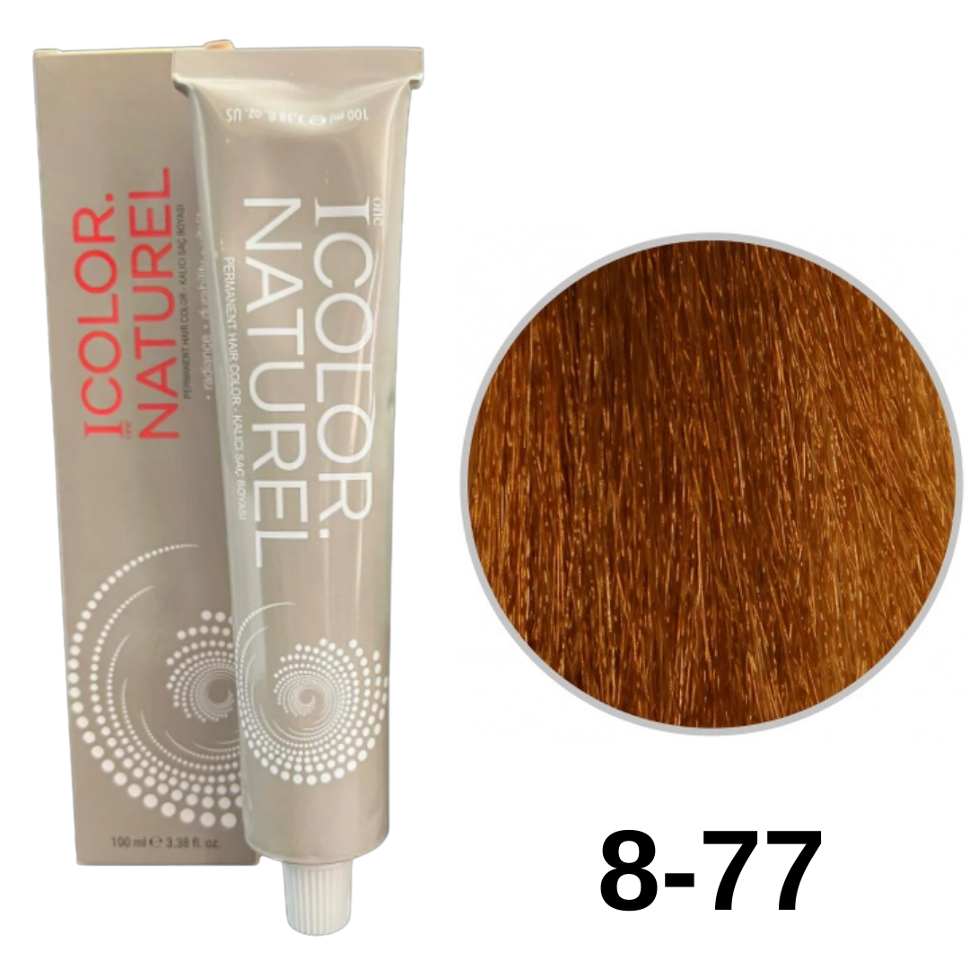 IColor Natural Tüp Boya 100ml. 8-77 Karamel
