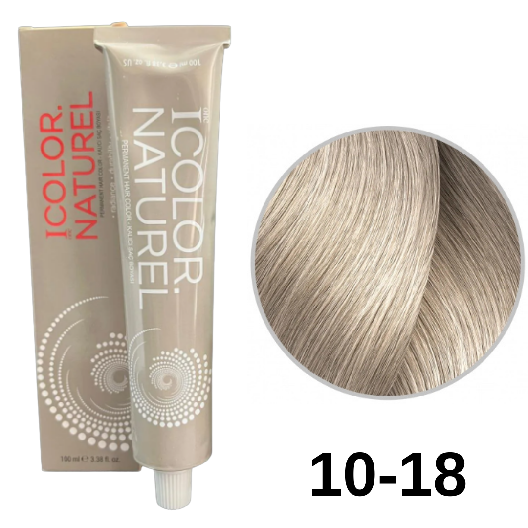 IColor Natural Tüp Boya 100ml. 10-18 U.E.A.S.K.Mat