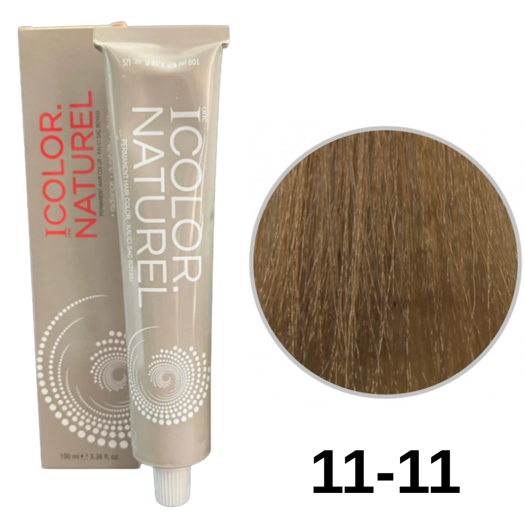IColor Natural Tüp Boya 100ml. 11-11 Y.K. Platin