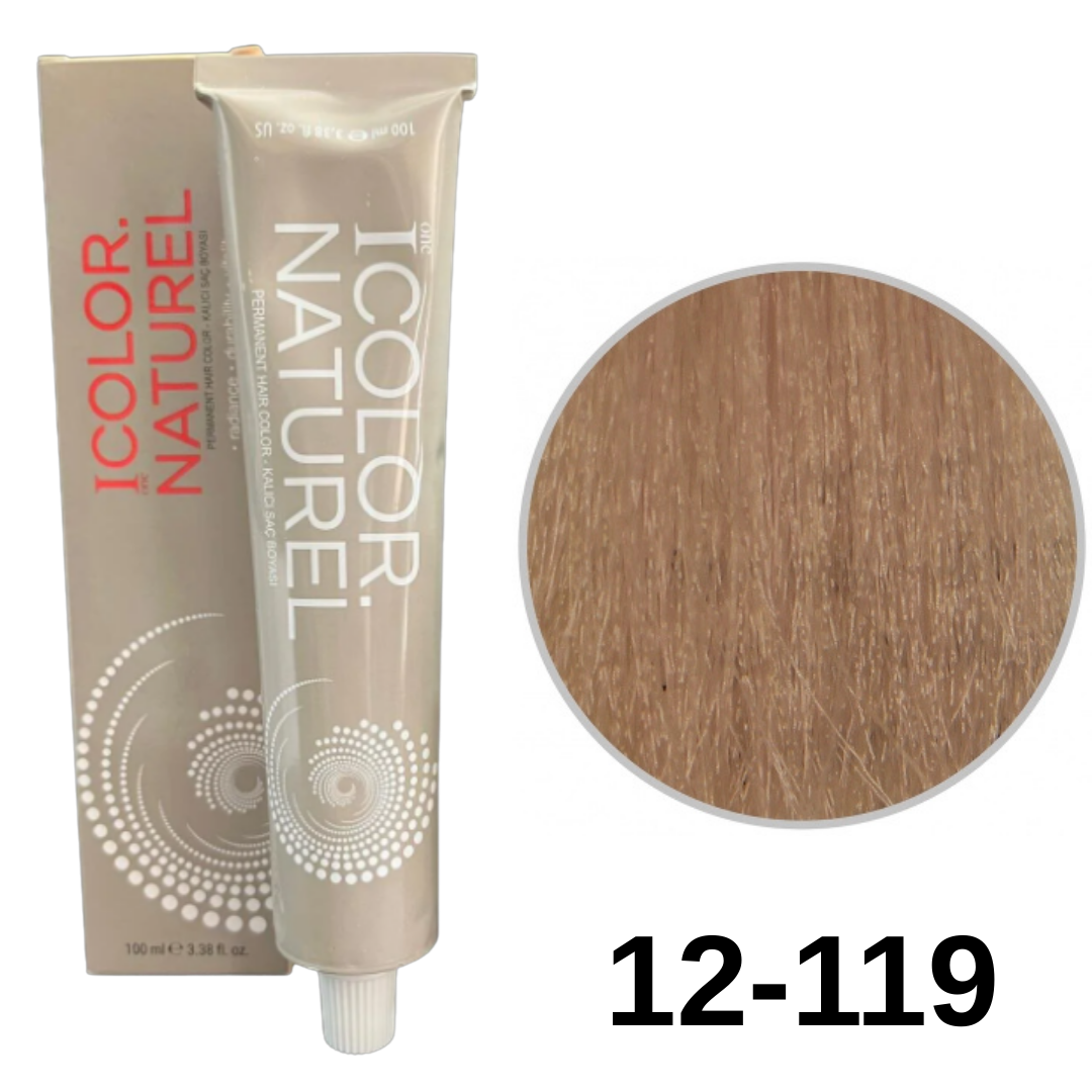 IColor Natural Tüp Boya 100ml. 12-119 U.Y.V.Platin