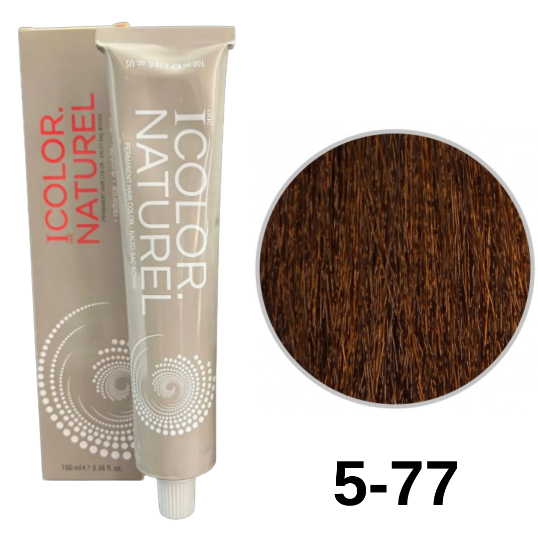 IColor Natural Tüp Boya 100ml. 5-77 K.Ç. Kahve