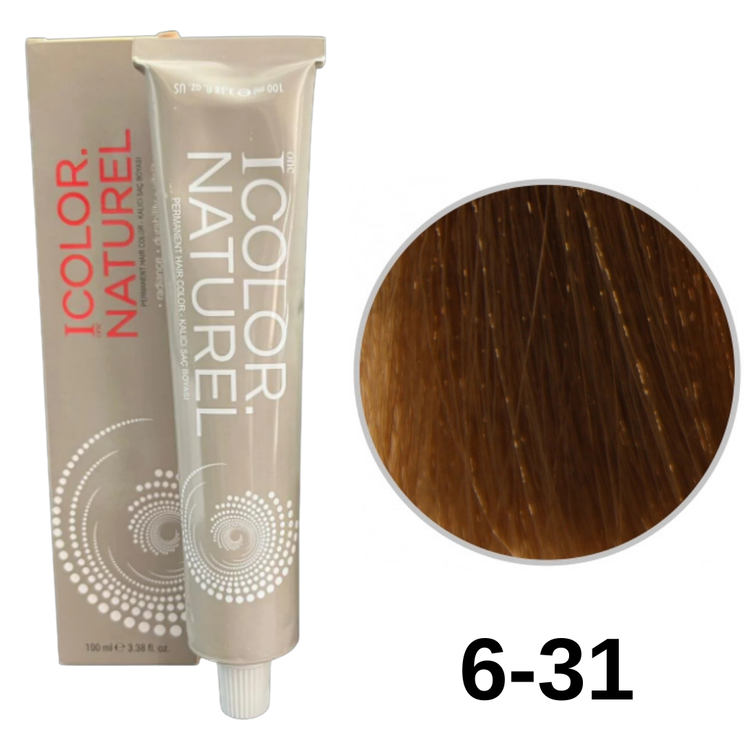 IColor Natural Tüp Boya 100ml. 6-31 K.A.K.Kumral