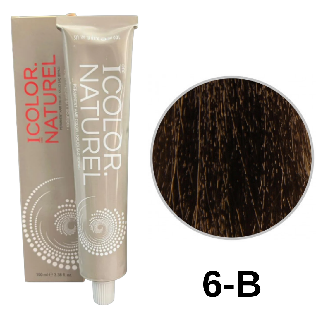 IColor Natural Tüp Boya 100ml. 6B K.K.Soğuk Bej