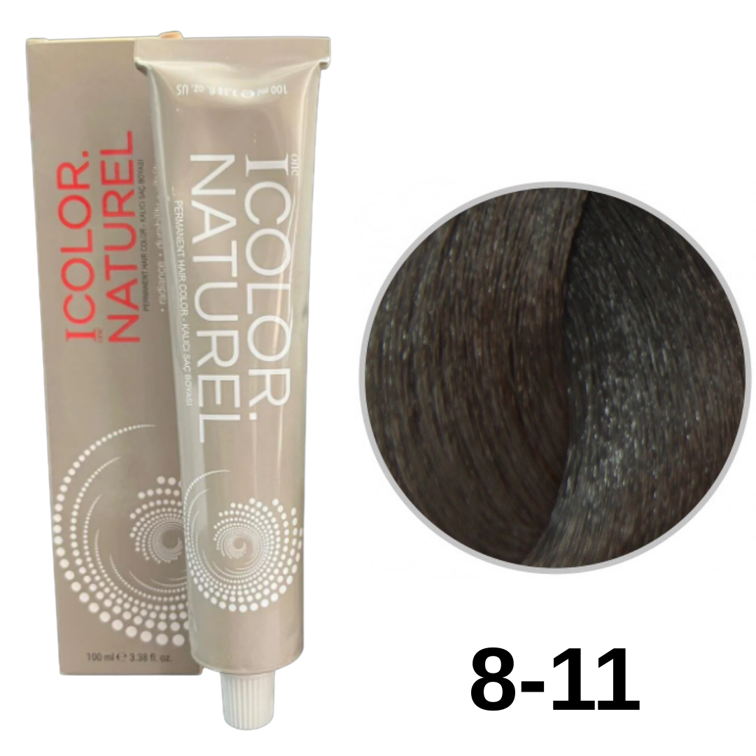 IColor Natural Tüp Boya 100ml. 8-11 Y.K.A. Kumral