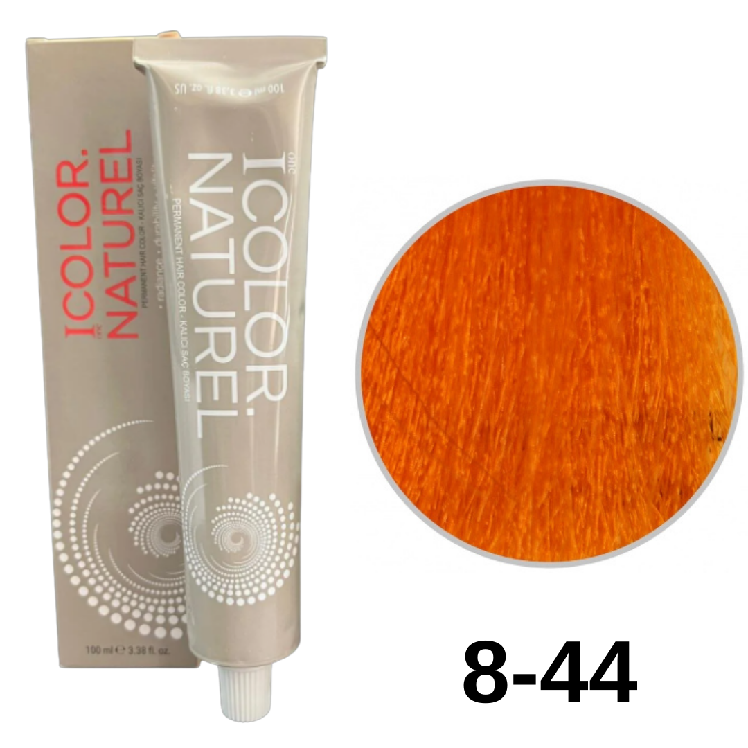 IColor Natural Tüp Boya 100ml. 8-44 A.Yoğun Bakır