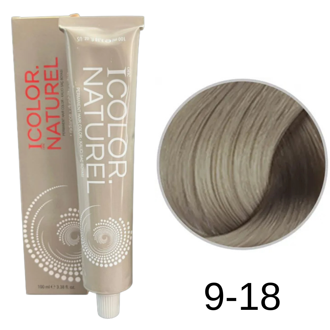 IColor Natural Tüp Boya 100ml. 9-18 U.A.S.K.Mat