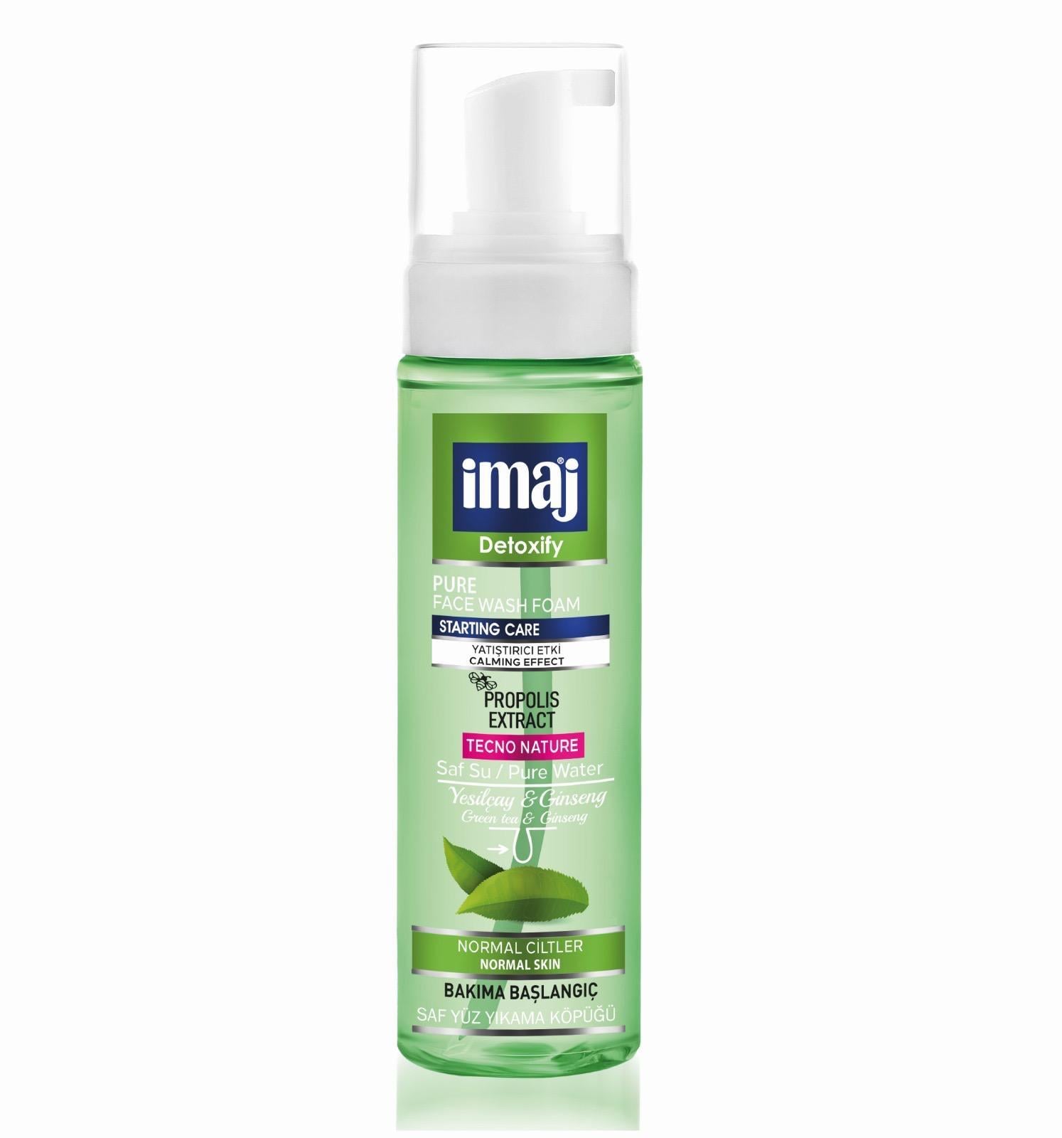Imaj Yüz Yıkama Köpüğü Yeşil 200 Ml