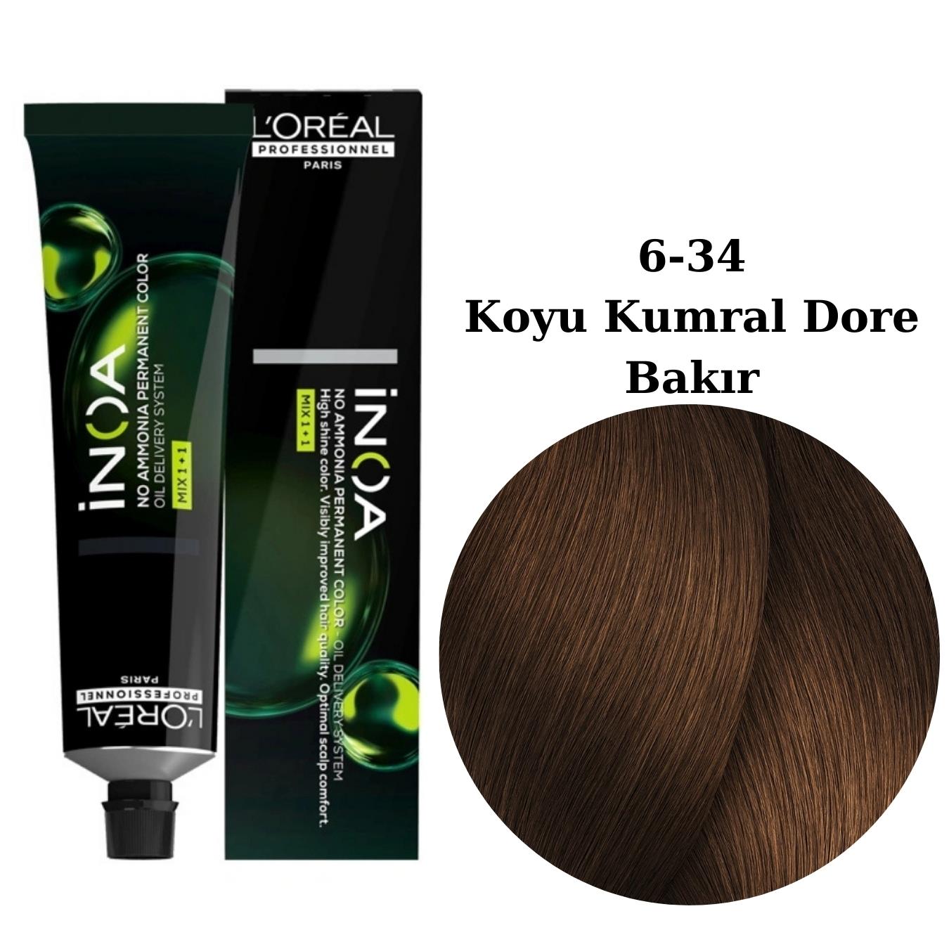 Inoa Saç Boyası 60Ml 6-34