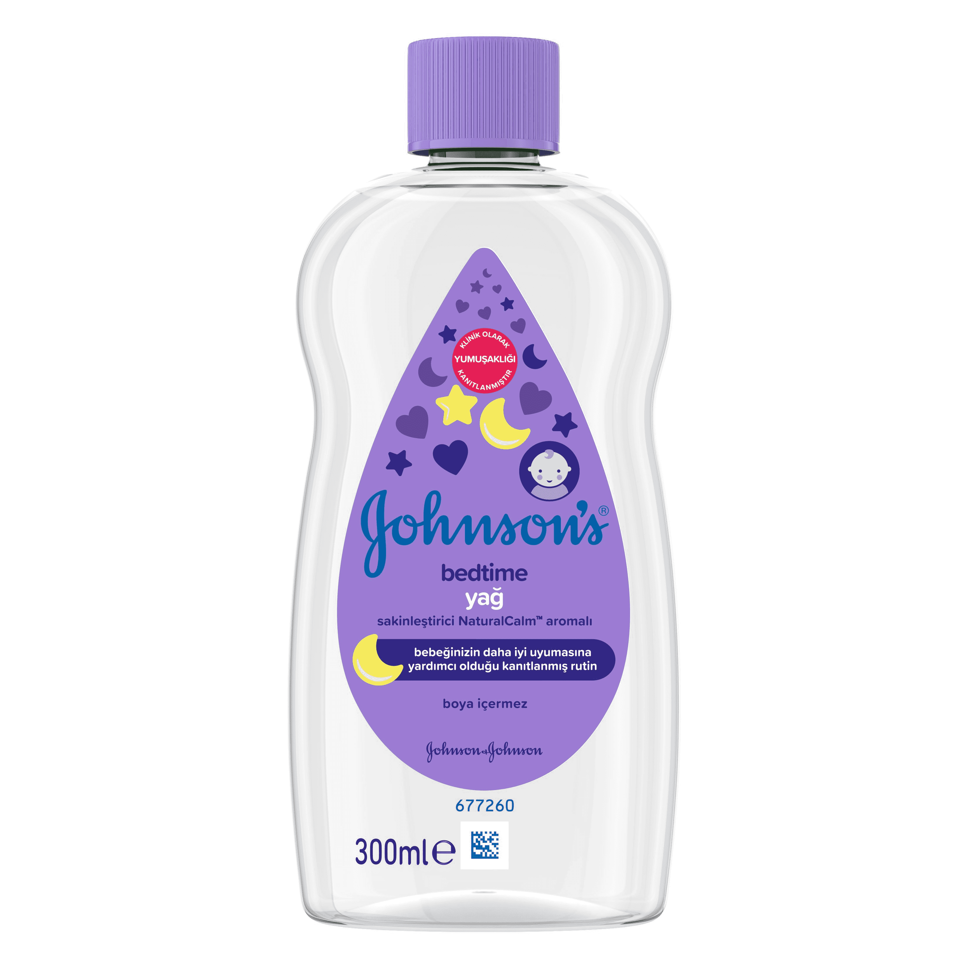 JOHNSON'S BABY OIL 300ml. BED TIME (MOR)