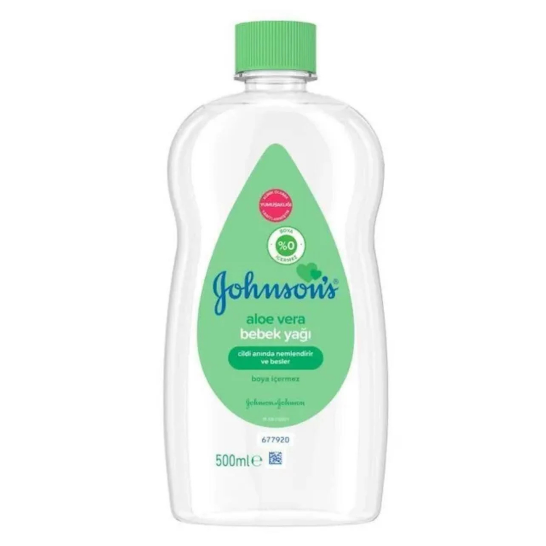 Johnson's Baby Yağ 500ml. Aloe Vera
