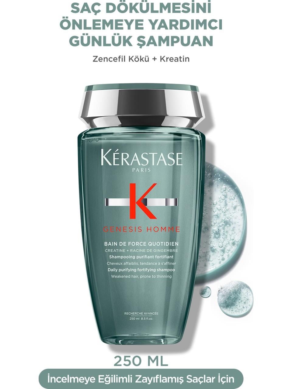 Kerastase Şampuan 250ml. Genesis Homme BDFQ