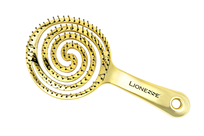 Lionesse Metalik Yuvarlak Maze Fırça 8592 Gold