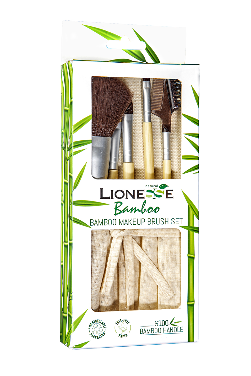 Lionesse Naturel Bamboo Makyaj Fırça Seti 326